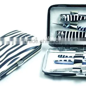 6 Pcs Mini Size Travel Manicure Set Personal Care Manicure Set In PU Box thumbnail-1