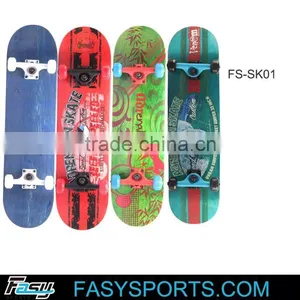39 Inch Plastic Skateboard Canadian Maple Complete 4 Wheel Skateboard Longboards Skateboards for Sale Wholesale thumbnail-1