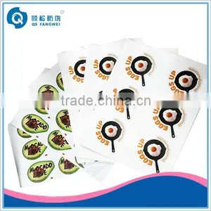 Logo Printed Self Adhesive Paper Die Cut Custom Stickers Sheet thumbnail-3