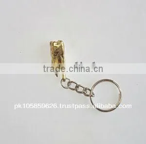 Molar Key Chain, Gold Plated thumbnail-1
