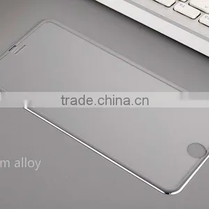 Popular Titanium Alloy Small Frame Tempered Glass Screen Protector for Iphone thumbnail-5
