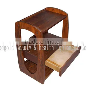 2016 Christmas Hot Sale Wooden Mobile Beauty Trolley thumbnail-2