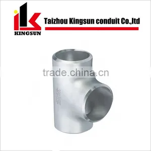 Stainless Steel 304 Water Supply Equal Straight Tee thumbnail-3