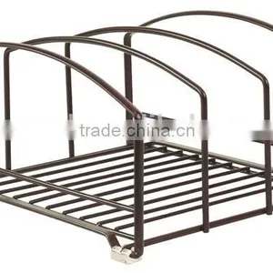 High Quality Wire Kitchen Cabinet or Countertop Cutting Board Holder thumbnail-2