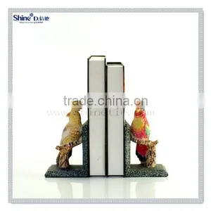 Mini Cute Parrot Grianite Bookends Children Unique Reading Book Holder thumbnail-1