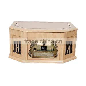 Rain Lane Antique Multi Function Variable Speed Turntable Vinyl Record Player thumbnail-4