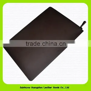15034 Genuine Leather Tablet Bag With Zipper Closure thumbnail-3