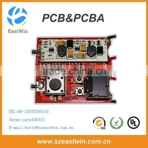 SMT PCB Assembly, Red Solder Mask PCBA, Custom PCBA thumbnail-6