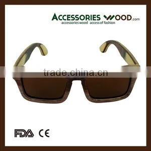 Wholesale High Quality Wood Mens Sunglasses Real Wood Handcrafted Sunglasses thumbnail-1