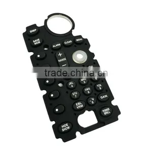 Laser Etched Silicone Keypad, Silicone, LED Backlight, Graphic Can be Shown by Using Laser Etching Technology thumbnail-2
