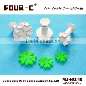 Heart by Heart Shape Plastic Sugarcraft Plunger Cutter Set 3,classic Cake Decoration thumbnail-1