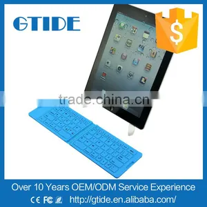 Tablet High Class Silicone Material Pocket Size Foldable Bluetooth Keyboard Folding Keyboard thumbnail-2
