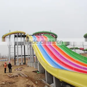 6 Colors Rainbow Fiberglass Water Slide for Sale thumbnail-3