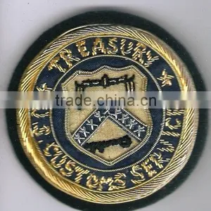 Hand Embroidered Badges , Emblems , Crest , Insignias , Patches thumbnail-1