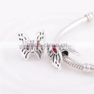 Latest Design Beads Necklace Butterfly Charms Fit Bracelet Jewellery thumbnail-4