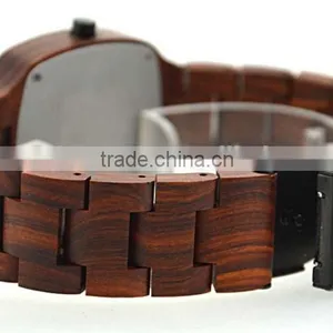 2016 High Quality Sandalwood Quartz Wooden Watches for Couple thumbnail-4