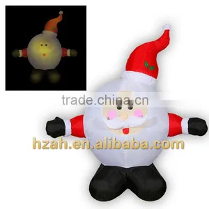 Lovely Inflatable Santa Claus Snow Ball for Christmas Decoration thumbnail-1