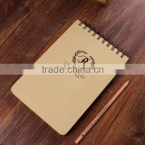 Kraft Paper Cover Notepad, Spiral Mini Notebooks thumbnail-4