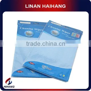 China OEM Supplier Polyester 35gsm Meshed Dyed Water Absorbent Kitchen Cleaning Cloth thumbnail-5