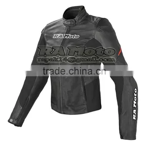 Women Motorcycle Leather Jacket, Motorbike Leather Jacket thumbnail-2