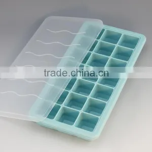 21 Squares Creative Cool Ice Cube Freeze Mold Maker Making Tray Silicone Ice Cube Tray thumbnail-2