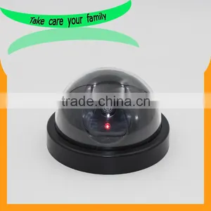 2016 Best Selling Excellent Deterrent 2pcs 1.5VAA Batteries Operated Blinking RED LED CCTV Dome Dummy Fake Seceurity Camera thumbnail-3