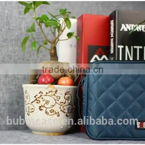 Blue 32 Capacity 230D Space Twill PVC Fabric DVD Case CD Holder Personalized cd Case Multi Disc Dvd Cases thumbnail-4