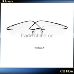 SLIM RIMLESS TITANIUM OPTICAL FRAME thumbnail-1