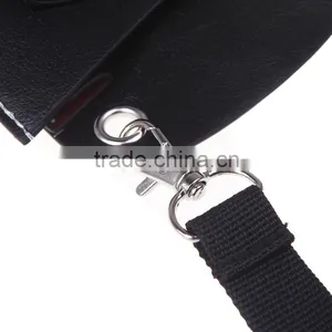 Popular Leather Barber Hairdressing Holster Pouch Scissor Bag Rivet Clips Holder Case With Waist Shoulder Belt thumbnail-3