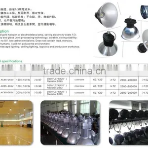 Acrylic Led High Bay Light 160 Degree Beam Led 150 Watt HighBay With Reflector thumbnail-3