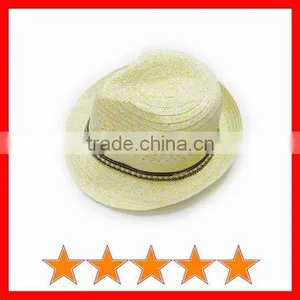Promotional Straw Fedora Hat thumbnail-1