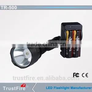TrustFire 500lm TR-500 One XML-T6 Police Security Flashlight With 18650 Battery thumbnail-6
