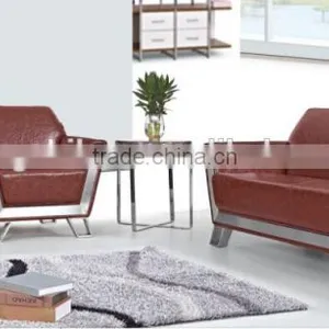 Black Leather Single Seat Boss Sofa G-319 thumbnail-2