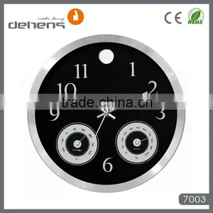 12 Inch Wall Clock With Temperature and Humidity thumbnail-2