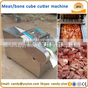 Fresh Chicken Cube Dicer Machine / Frozen Chicken Cube Cutting Mahine thumbnail-2