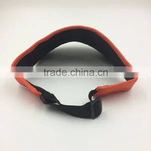 Custom Design Fashion 100% Polyester Red Sun Visor for Women thumbnail-4