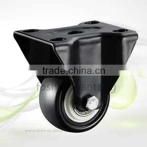 Small Furniture Wheel 42mm Screw With Lock Furniture Caster Wheel thumbnail-3