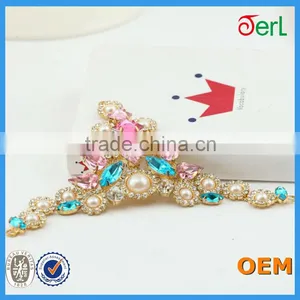 Fashion Factory Supply Wholesale Crystal Rhinestone Shoe Heel Decoration for Women thumbnail-5