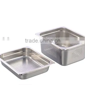 Stainless Steel 1/2 Perforated US Steam Table Pan(Hole Dia.3MM) thumbnail-1