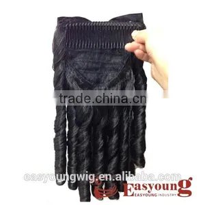 Wedding Hair Accessories, Synthetic Curly Comb Hair Attachments thumbnail-2