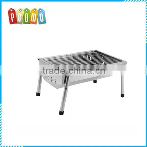 China Manufactuer Hot Stainless Steel Foldable Charcoal Barbecue Grill thumbnail-1