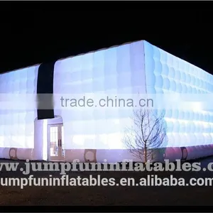 2016 Advertising Inflatable Cube Structure,White Inflatable Building for Events/Large Wedding Tent thumbnail-1