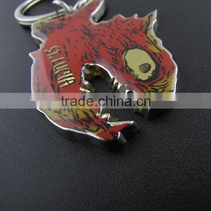 High Quality Custom Beer Bottle Opener Keychains thumbnail-3