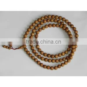 Rosary Sandalwood Beads Bulk /sandalwood Mala Beads/sandalwood Mala Necklace thumbnail-3