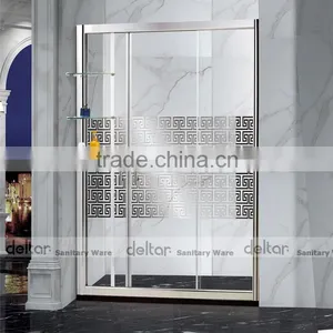 China Suppliers Shower Cubicle Tempered Glass Cost per Square Foot Portable Cabins for Sale Online Shopping thumbnail-2