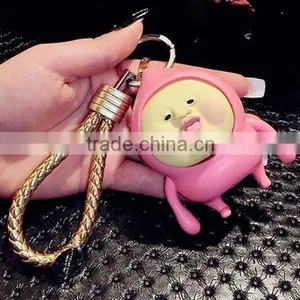 Mini Japan Pink Cartoon Character Keychains, Custom Design Rubber Keychain, Custom Design Rubber Mini Japan Pink Cartoon Charact thumbnail-1