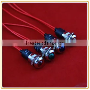 12mm Panel Mounting Hole LED Angle Indicator With Wire Leading thumbnail-1