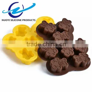 Food-grade Bear Shape Silicone Cake Mould thumbnail-1