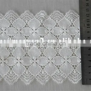Good Looking 13cm White Polyester Embroidery French Lace thumbnail-2