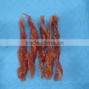 Screwed Chicken Slice Dog Treats Food/twist Chicken Strips Pet Snacks thumbnail-1